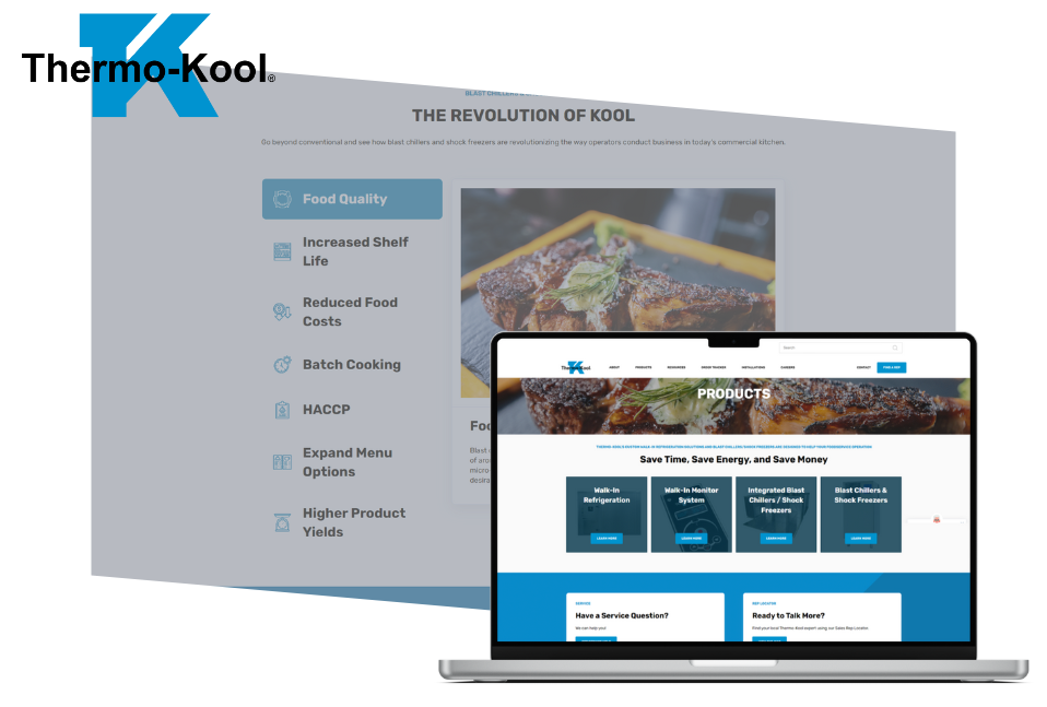 Thermo-Kool website portfolio